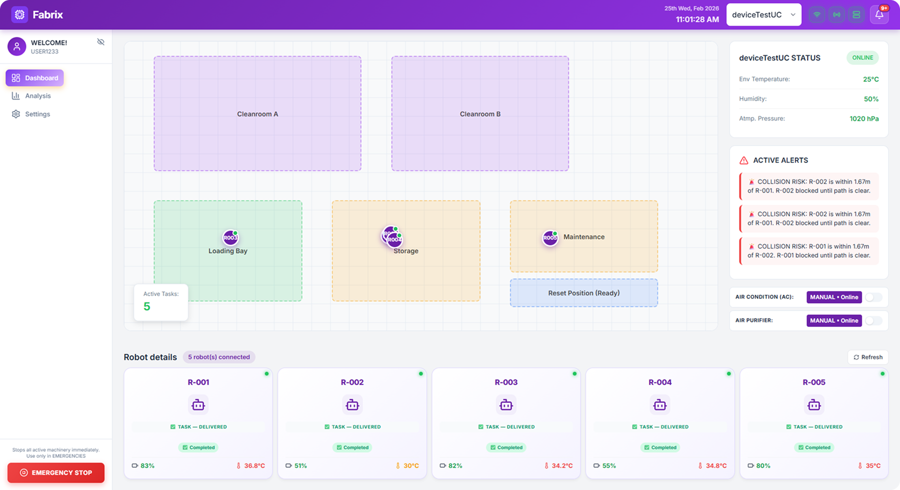 Real-Time Fleet Monitoring